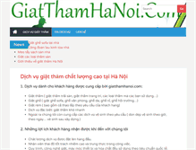 Tablet Screenshot of giatthamhanoi.com